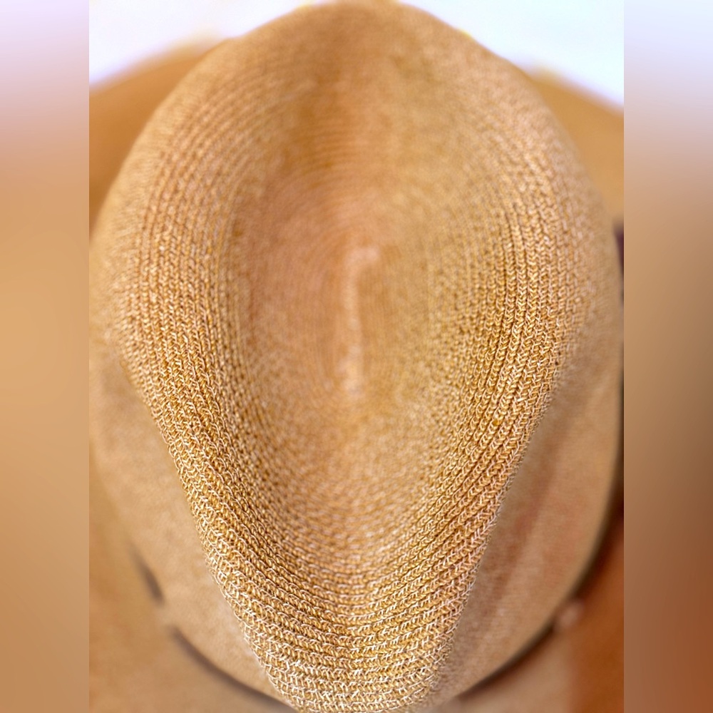 NWOT handwoven 100% Abaca (Manila hemp) Grevi-Dick Tracy hat “The Cary”- - Picture 6 of 15